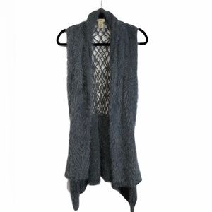 Esciô | Gray Furry Vest | Size XL
